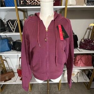 Purple Zip-Up Hoodie set